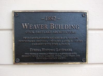 Weaver Building Marker image. Click for full size.
