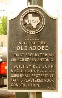 Site of the "Old Adobe" Marker image. Click for full size.