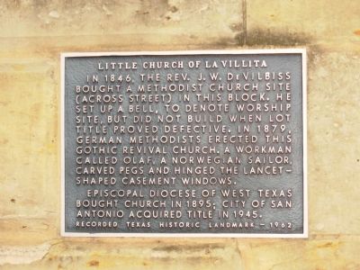 Little Church of La Villita Marker image. Click for full size.