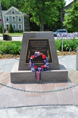 Operation Iraqi Freedom Memorial Marker image. Click for full size.