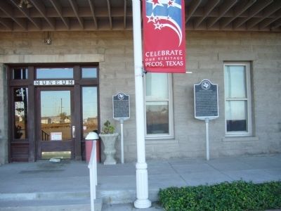 Reeves County-Pecos, Texas Marker image. Click for full size.