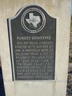 Pioneer Graveyard Marker image. Click for full size.