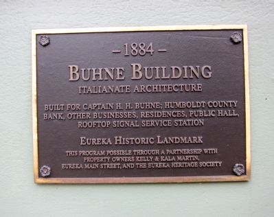 Buhne Building Marker image. Click for full size.