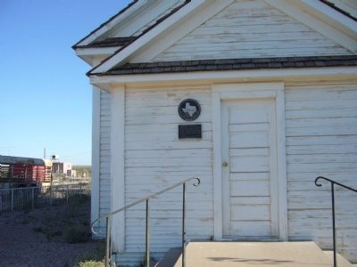 Mentone Community Church Marker. Click for full size. Mentone Community Church Marker image. Click for full size.