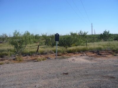 Old Wink Cemetery Marker. Click for full size. Old Wink Cemetery Marker image. Click for full size.