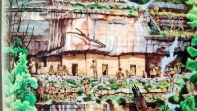 Drawing on Cliff Homes and Canyon Life Marker. Click for full size. Drawing on Cliff Homes and Canyon Life Marker image. Click for full size.