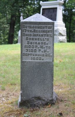 17th Ohio Infantry Marker image. Click for full size.