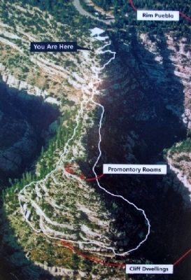 Trail Map on A Complex Community Marker. Click for full size. Trail Map on A Complex Community Marker image. Click for full size.