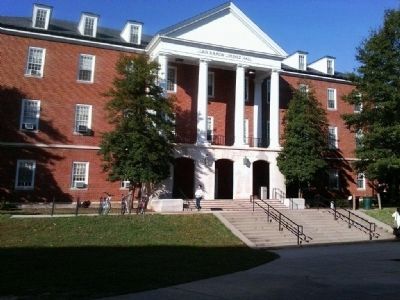 Juan Ramn Jimnez Hall - on McKelding Hall, University of Maryland, College Park image. Click for full size.