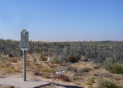 The Sand Hills Marker image. Click for full size.