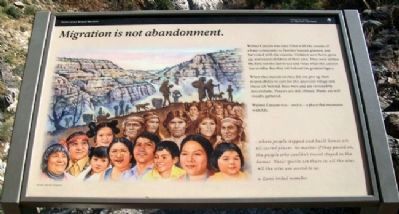 Migration is not abandonment. Marker image. Click for full size.