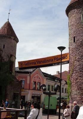 The Viru Street gateway to the old walled city of Tallinn. Click for full size. The Viru Street gateway to the old walled city of Tallinn image. Click for full size.