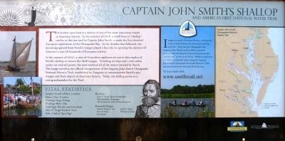 Captain John Smith's Shallop Marker image. Click for full size.