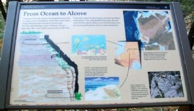 From Ocean to Alcove Marker image. Click for full size.
