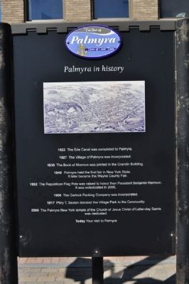 Palmyra in History Marker. Click for full size. Palmyra in History Marker image. Click for full size.