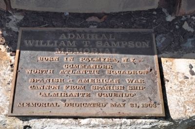 Admiral William T. Sampson Memorial Marker image. Click for full size.