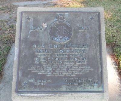 U.S.S. <i>Los Angeles</i> Naval Monument. Click for full size. U.S.S. <i>Los Angeles</i> Naval Monument image. Click for full size.