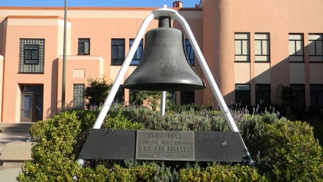 U.S.S. <i>Los Angeles</i> ship's bell. Click for full size. U.S.S. <i>Los Angeles</i> ship's bell image. Click for full size.