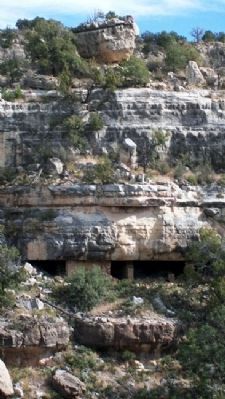 Rooms Along Outer East Wall of Walnut Canyon. Click for full size. Rooms Along Outer East Wall of Walnut Canyon image. Click for full size.