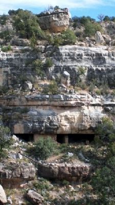 Rooms Along Outer East Wall of Walnut Canyon image. Click for full size.