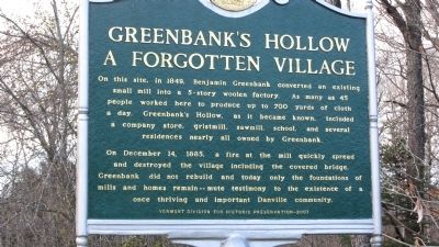 Greenbank's Hollow Marker image. Click for full size.