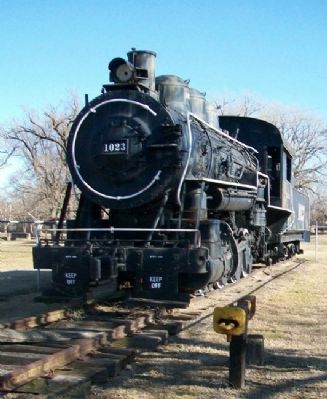 Kansas City Southern Locomotive No. 1023 image. Click for full size.