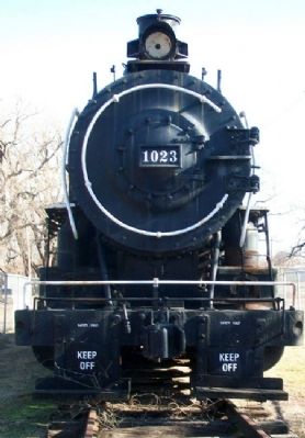 Kansas City Southern Locomotive No. 1023. Click for full size. Kansas City Southern Locomotive No. 1023 image. Click for full size.