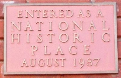 Carnegie Free Library NRHP Marker. Click for full size. Carnegie Free Library NRHP Marker image. Click for full size.