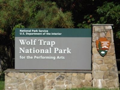 Wolf Trap National Park for the Performing Arts Marker image. Click for full size.