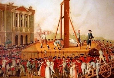 The execution of Marie-Antionette image. Click for full size.