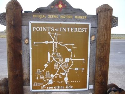 <i>Back of </i>Artesia Marker. Click for full size. <i>Back of </i>Artesia Marker image. Click for full size.