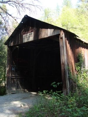 Oregon Creek Covered Bridge image. Click for full size.