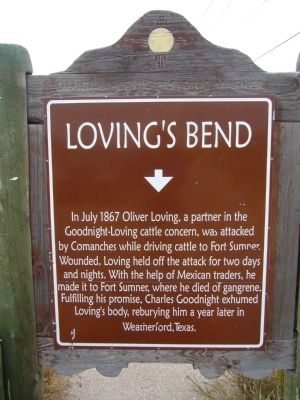 Loving's Bend Marker image. Click for full size.