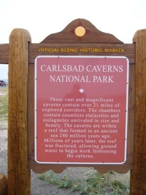 Carlsbad Caverns National Park Marker image. Click for full size.