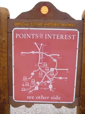<i>Back of </i>Carlsbad Caverns National Park Marker. Click for full size. <i>Back of </i>Carlsbad Caverns National Park Marker image. Click for full size.