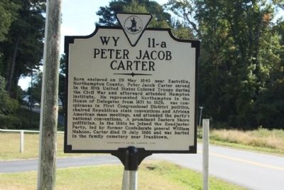 Peter Jacob Carter Marker image. Click for full size.