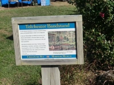 Tolchester Bandstand Marker image. Click for full size.