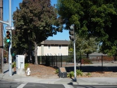 California Wesleyan College Marker. Click for full size. California Wesleyan College Marker image. Click for full size.