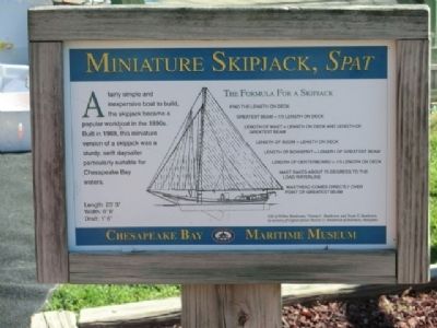 Miniature Skipjack, Spat Marker image. Click for full size.