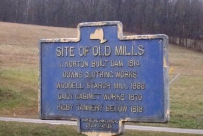 Site of Old Mills Marker image. Click for full size.