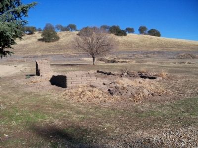 Ruins Of An Adobe Structure On The Mission Grounds image. Click for full size.
