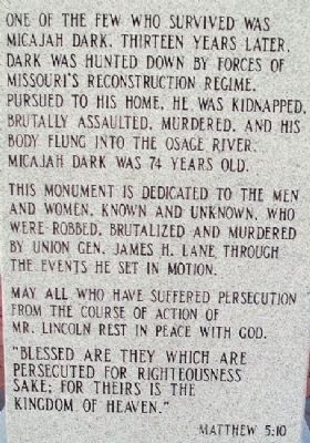 Sacking of Osceola Marker Text image. Click for full size.
