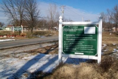 La Charrette Marthasville Marker. Click for full size. La Charrette Marthasville Marker image. Click for full size.