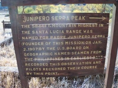 Junipero Serra Peak image. Click for full size.