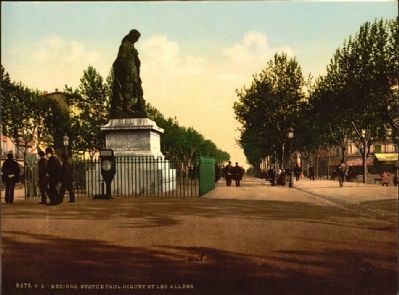 Statue Paul Riquet et les allees image. Click for full size.