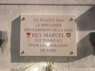 Marcel Rey Marker. Click for full size. Marcel Rey Marker image. Click for full size.