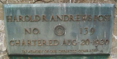Veterans Memorial Marker. Click for full size. Veterans Memorial Marker image. Click for full size.