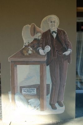 Mural of the Edison Building. Click for full size. Mural of the Edison Building image. Click for full size.