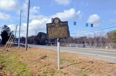 Site: Old Red Oak P.O. 1864 Marker. Click for full size. Site: Old Red Oak P.O. 1864 Marker image. Click for full size.