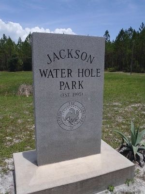 The Jackson Trail Marker image. Click for full size.